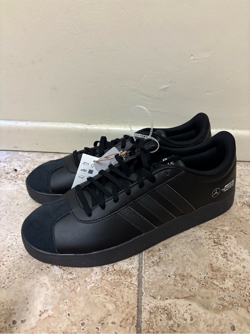 US Size 13 Adidas Men's MERCEDES AMG PETRONAS FORMULA ONE TEAM VL COURT JR1067
